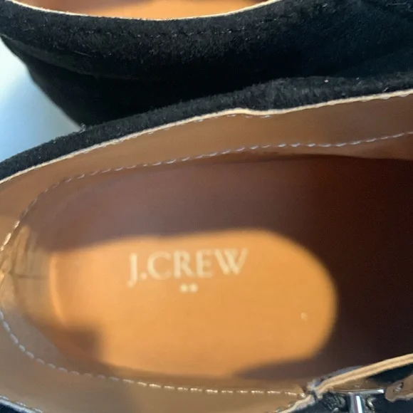 J. Crew Suede High Top Sneakers Black 9.5 - Picture 2 of 9